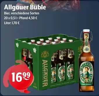 Getränke Hoffmann Allgäuer Büble Bier Angebot