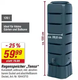 toom Baumarkt Regenspeicher ,,Tenso" 120 L Angebot