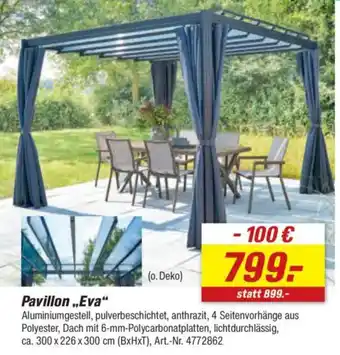 toom Baumarkt Pavillon „Eva" Angebot