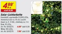 toom Baumarkt Solar-Lichterkette Angebot
