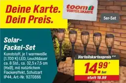 toom Baumarkt Solar- Fackel-Set Angebot
