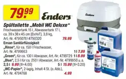 toom Baumarkt Enders Spültoilette „Mobil WC Deluxe" Angebot
