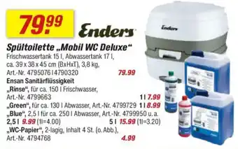 toom Baumarkt Enders Spültoilette „Mobil WC Deluxe" Angebot