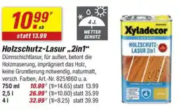 toom Baumarkt Xyladecor Holzschutz-Lasur „2in1" Angebot
