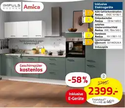 ROLLER Einbauküche IMPULS KUCHEN-Amica Angebot