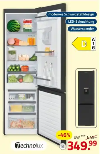 ROLLER Technolux Kuhl-/Gefrierkomination Angebot