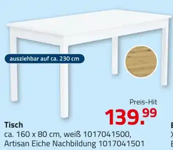 ROLLER Tisch Angebot