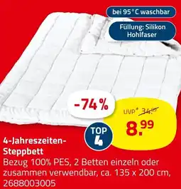 ROLLER 4-Jahreszeiten- Steppbett Angebot