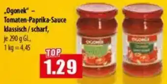 Mix Markt Ogonek"- Tomaten-Paprika-Sauce klassisch/scharf Angebot