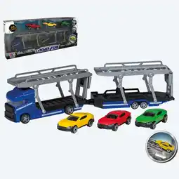NKD Happy People Kinder-Autotransporter mit 3 Autos Angebot