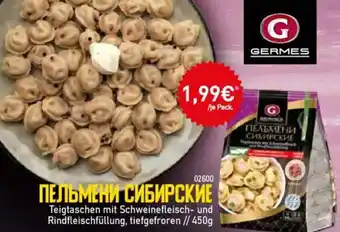 Mix Markt GERMES Teigtaschen mit Schweinefleisch- und Rindfleischfüllung Angebot