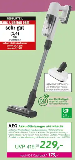 EP AEG Akku-Stielsauger AP71HB14SH Angebot