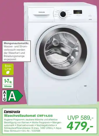 EP Constructa Waschvollautomat CWF14J05 Angebot