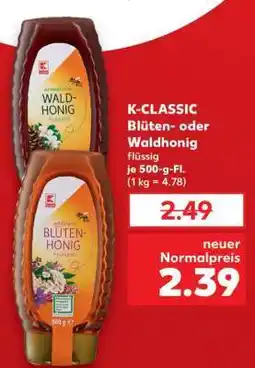 Kaufland K-CLASSIC Blüten- oder Waldhonig Angebot