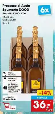 Netto Marken-Discount Prosecco di Asolo Spumante DOCG Angebot