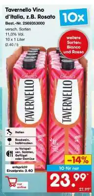 Netto Marken-Discount Tavernello Vino d’Italia, z.B. Rosato Angebot