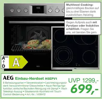 EP AEG Einbau-Herdset H5EPV1 Angebot