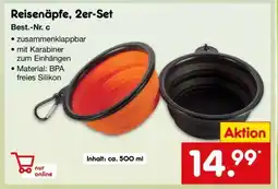 Netto Marken-Discount Reisenäpfe, 2er-Set Angebot