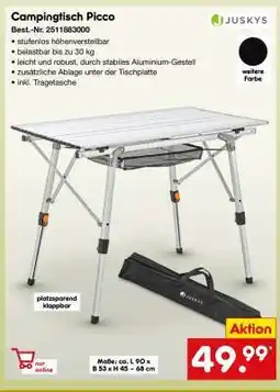 Netto Marken-Discount Campingtisch Picco Angebot