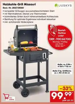 Netto Marken-Discount Holzkohle-Grill Missouri Angebot