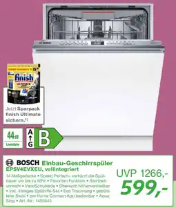 EP BOSCH Einbau-Geschirrspüler EPSV4EVXEU, vollintegriert Angebot