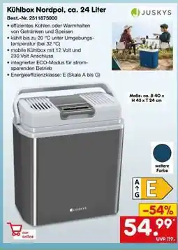 Netto Marken-Discount Kühlbox Nordpol, ca. 24 Liter Angebot