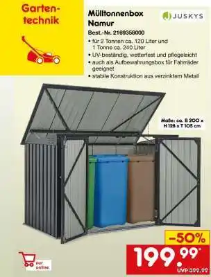Netto Marken-Discount Mülltonnenbox Namur Angebot