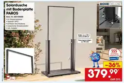 Netto Marken-Discount Solardusche mit Bodenplatte PAROS Angebot
