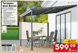 Netto Marken-Discount Terrassendach Borneo Angebot