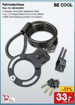 Netto Marken-Discount Fahrradschloss Angebot