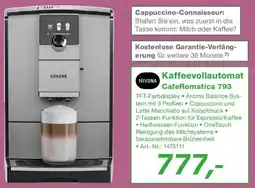 EP NIVONA Kaffeevollautomat CafeRomatica 793 Angebot