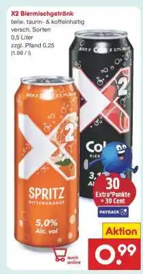 Netto Marken-Discount X2 Biermischgetränk Angebot