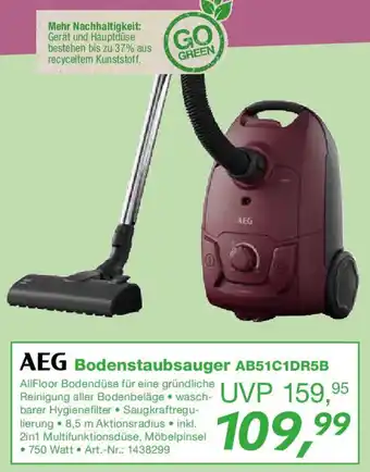 EP AEG Bodenstaubsauger AB51C1DR5B Angebot