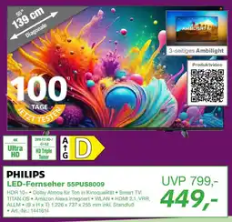 EP PHILIPS LED-Fernseher 55PUS8009 Angebot