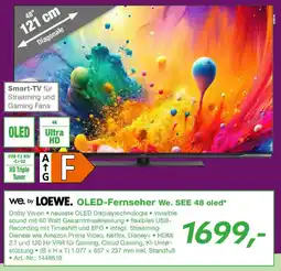 EP we by LOEWE. OLED-Fernseher We. SEE 48 oled Angebot