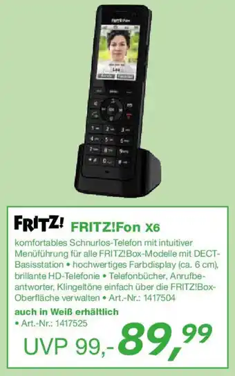 EP FRITZ!Fon X6 Angebot