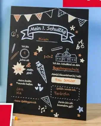Woolworth Mein Schultag Tafel Angebot