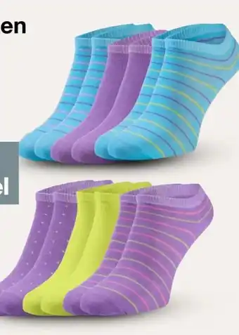 Woolworth Damen Sneakersocken 3er Pack Angebot