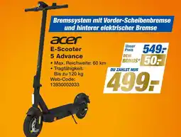 Expert Acer e-scooter 5 advance Angebot