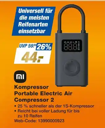 Expert Xiaomi kompressor portable electric air compressor 2 Angebot