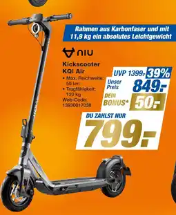 Expert Niu kickscooter kqi air Angebot