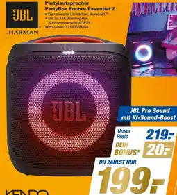 Expert Jbl partylautsprecher partybox encore essential 2 Angebot