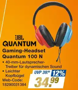 Expert Jbl gaming-headset quantum 100 n Angebot