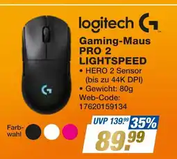 Expert Logitech gaming-maus pro 2 lightspeed Angebot