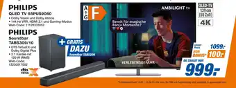 Expert Philips qled tv 55pus9080 oder soundbar tab5309/10 Angebot