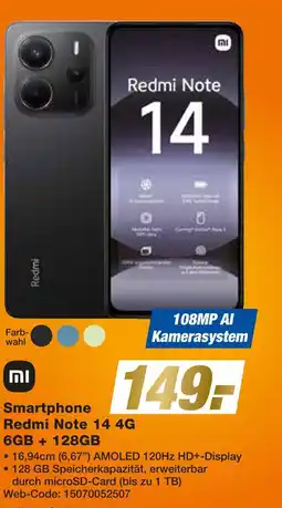 Expert Mi smartphone redmi note 14 4g 6gb + 128gb Angebot