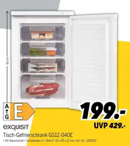 MEDIMAX Exquisit tisch-gefrierschrank gs12-040e Angebot