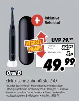 MEDIMAX Oral-b elektrische zahnbürste 2 io Angebot