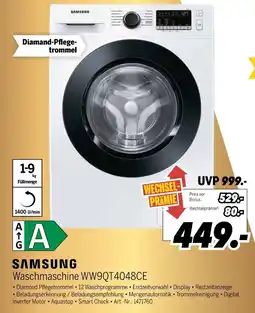 MEDIMAX Samsung waschmaschine ww9qt4048ce Angebot