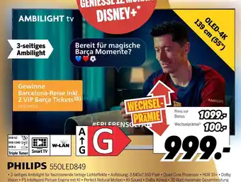 MEDIMAX Philips 550led849 Angebot